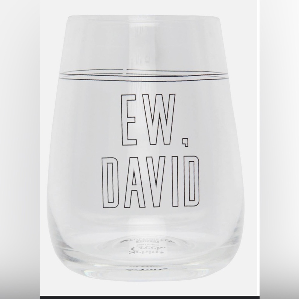 Schitts Creek Ew David Stemless Wine Glass